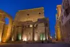 Luxor Temple at sunset, viewed on the Iberotel Crown Emperor Nile Cruise